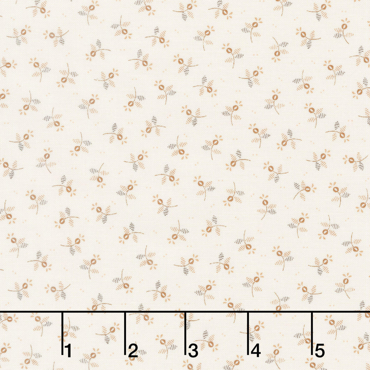 Buttercream and Brickle Bits Basics - Berry Sprays Cream Yardage