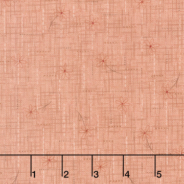 Simply Charming - Textured Flower Toss Pink Yardage