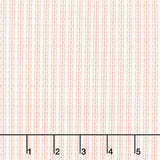 Simply Charming - Ticking Stripe Red Cream Yardage