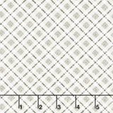 Jungle Romp - Small Bias Plaid Beige Yardage