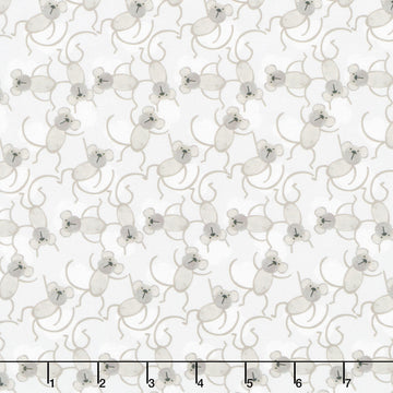 Jungle Romp - Monkey Allover Beige Yardage