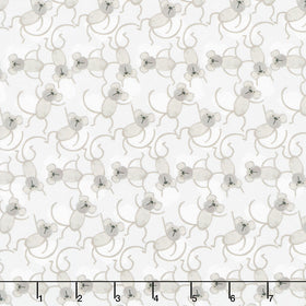 Jungle Romp - Monkey Allover Beige Yardage