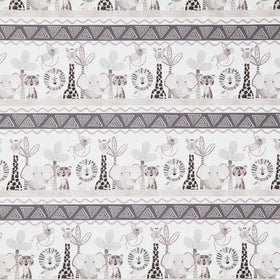 Jungle Romp - Novelty Jungle Stripe Multi Yardage