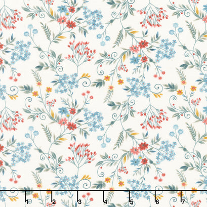 Norwegian Forest - Tender Vines Cream Yardage