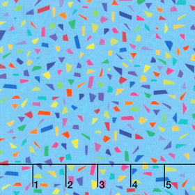 Snips Of Color - Cyan Yardage