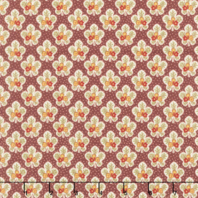 Love Struck - Leafy Blossoms Plum Yardage