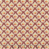Love Struck - Leafy Blossoms Plum Yardage