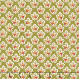 Love Struck - Leafy Blossoms Green Yardage