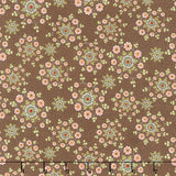 Love Struck - Daisy Wreaths Brown Yardage