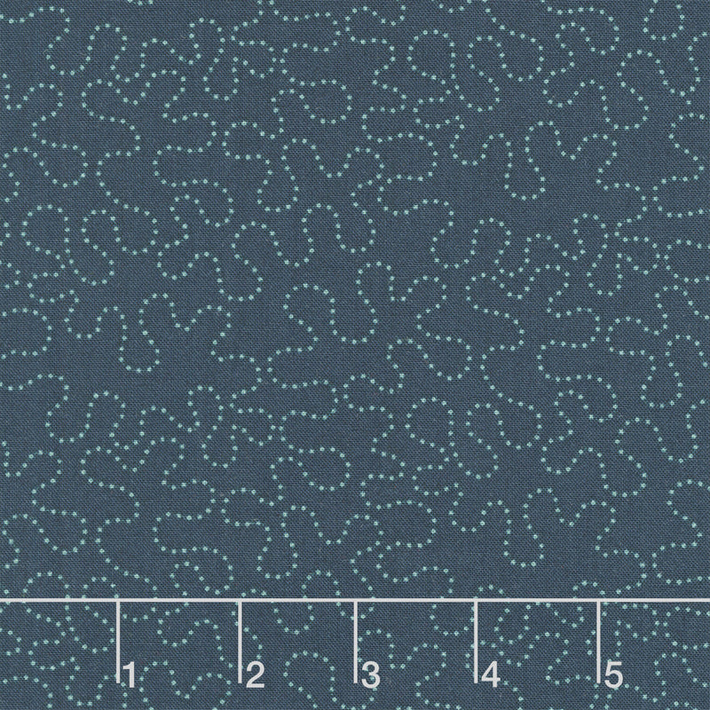 Love Struck - Dotted Stipple Navy Yardage