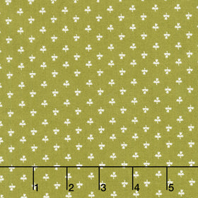 Love Struck - Potted Tulips Green Yardage