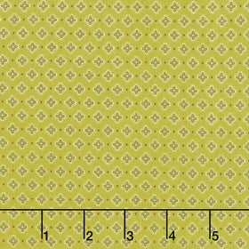 Love Struck - Hibiscus Green Yardage