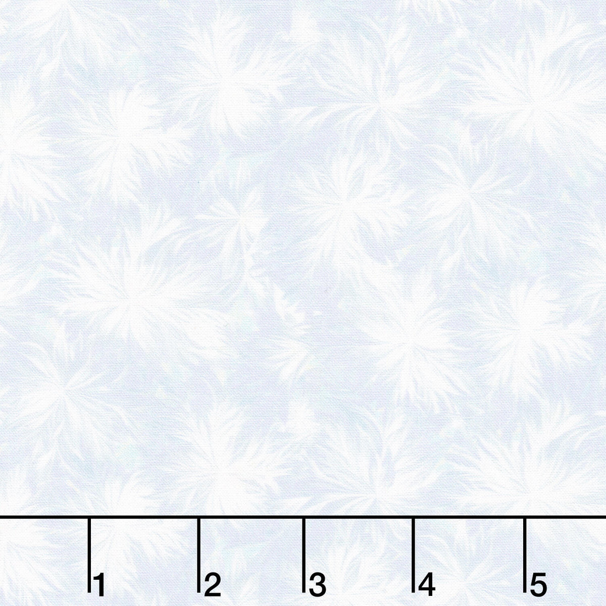 Beyond the Pines - Frost Flowers Icy Blue Yardage
