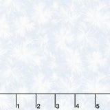 Beyond the Pines - Frost Flowers Icy Blue Yardage