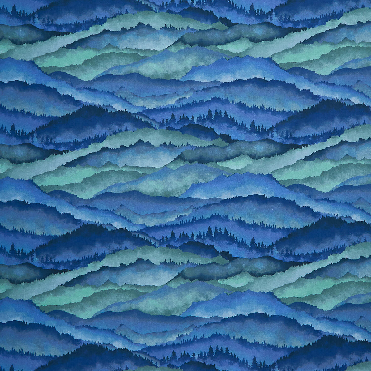 Beyond the Pines - Mountain Ombre Blue Spruce Yardage