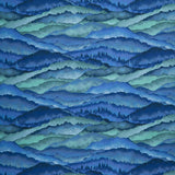 Beyond the Pines - Mountain Ombre Blue Spruce Yardage