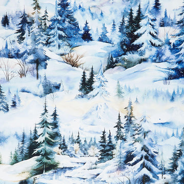 Beyond the Pines - Pine Tree Scenic Large Blue Spruce Multi Yardage