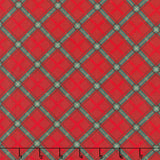 Tailgate Traditions - Bias Plaid Red Yardage