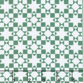 Tailgate Traditions - Patchwork Green Yardage