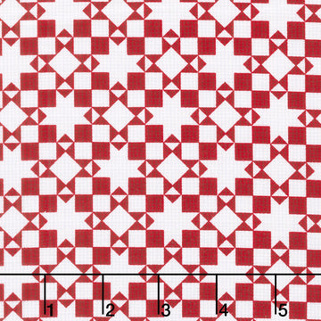 Tailgate Traditions - Patchwork Red Yardage