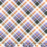 Moonlight Mischief - Bias Plaid Glow in the Dark Multi Yardage