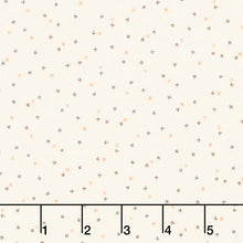 Flower Pot Prints - Tiny Sprouts Cream Yardage