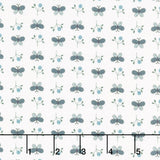 Friendship Garden - Mini Butterfly White Yardage