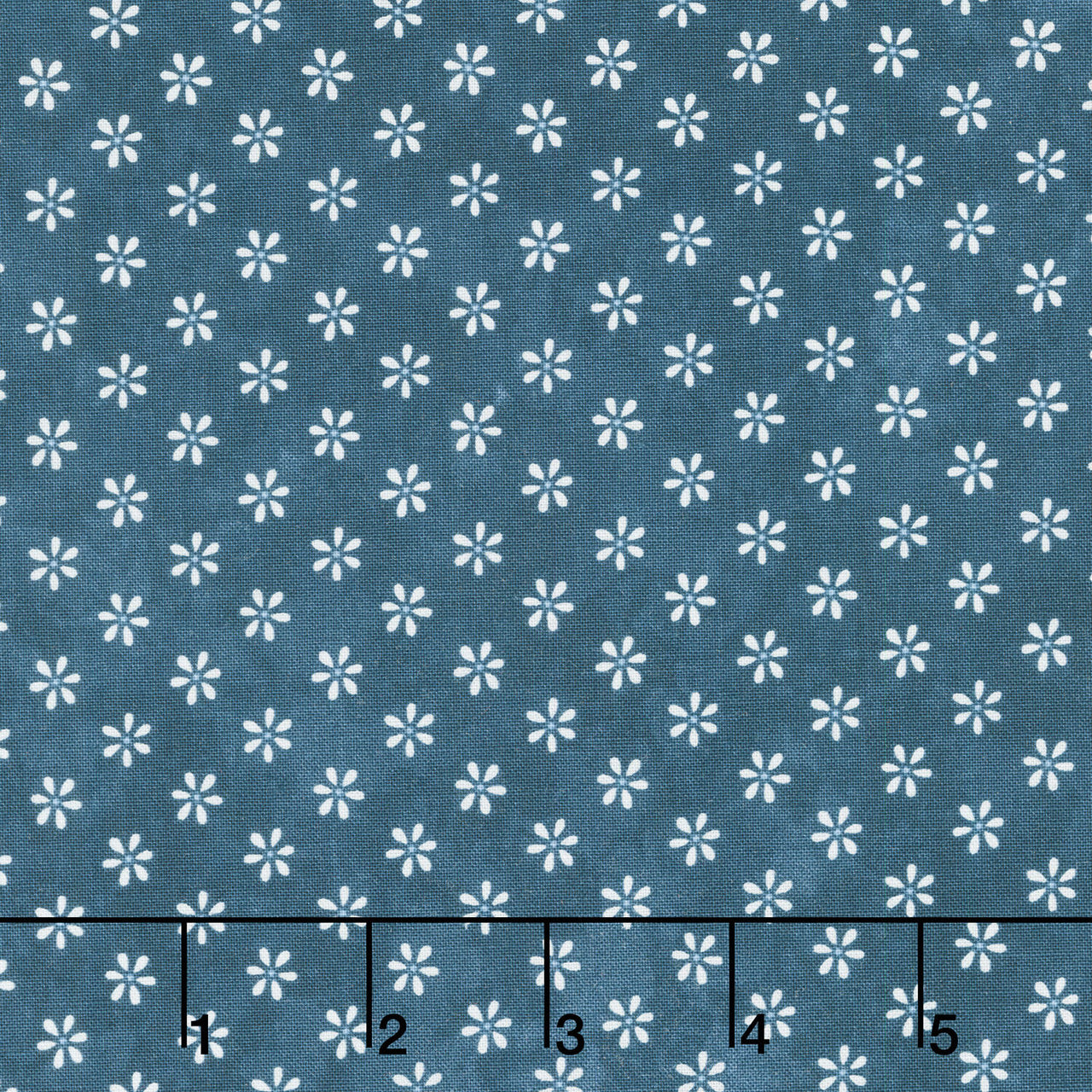 Friendship Garden - Little Flowers Blue Yardage
