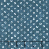 Friendship Garden - Little Flowers Blue Yardage