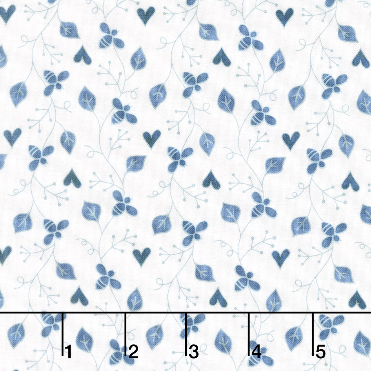 Friendship Garden - Friendship Vine White Yardage