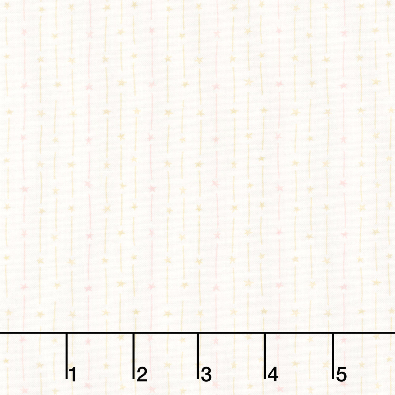 Hearth and Home - Star Stripe Cream Pink Yardage