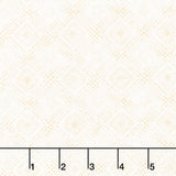 Hearth and Home - Log Cabin Dot Cream Yardage