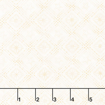 Hearth and Home - Log Cabin Dot Cream Yardage
