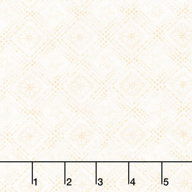 Hearth and Home - Log Cabin Dot Cream Yardage