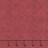 Hearth and Home - Log Cabin Dot Red Yardage