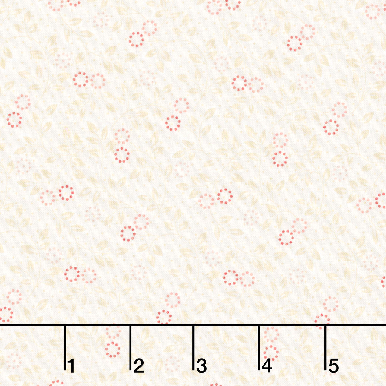 Hearth and Home - Daisy Dot Vine Cream Yardage