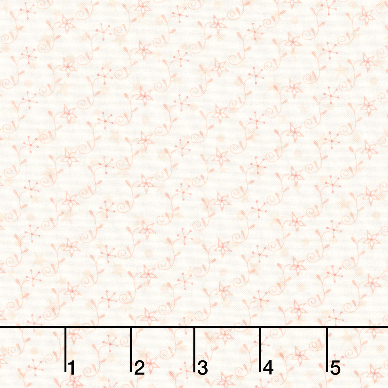 Hearth and Home - Lily Star Cream Yardage