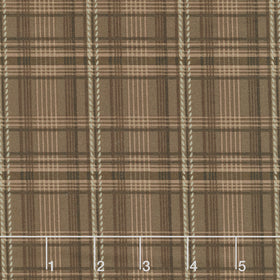 Hearth and Home - Printed Plaid Brown Yardage