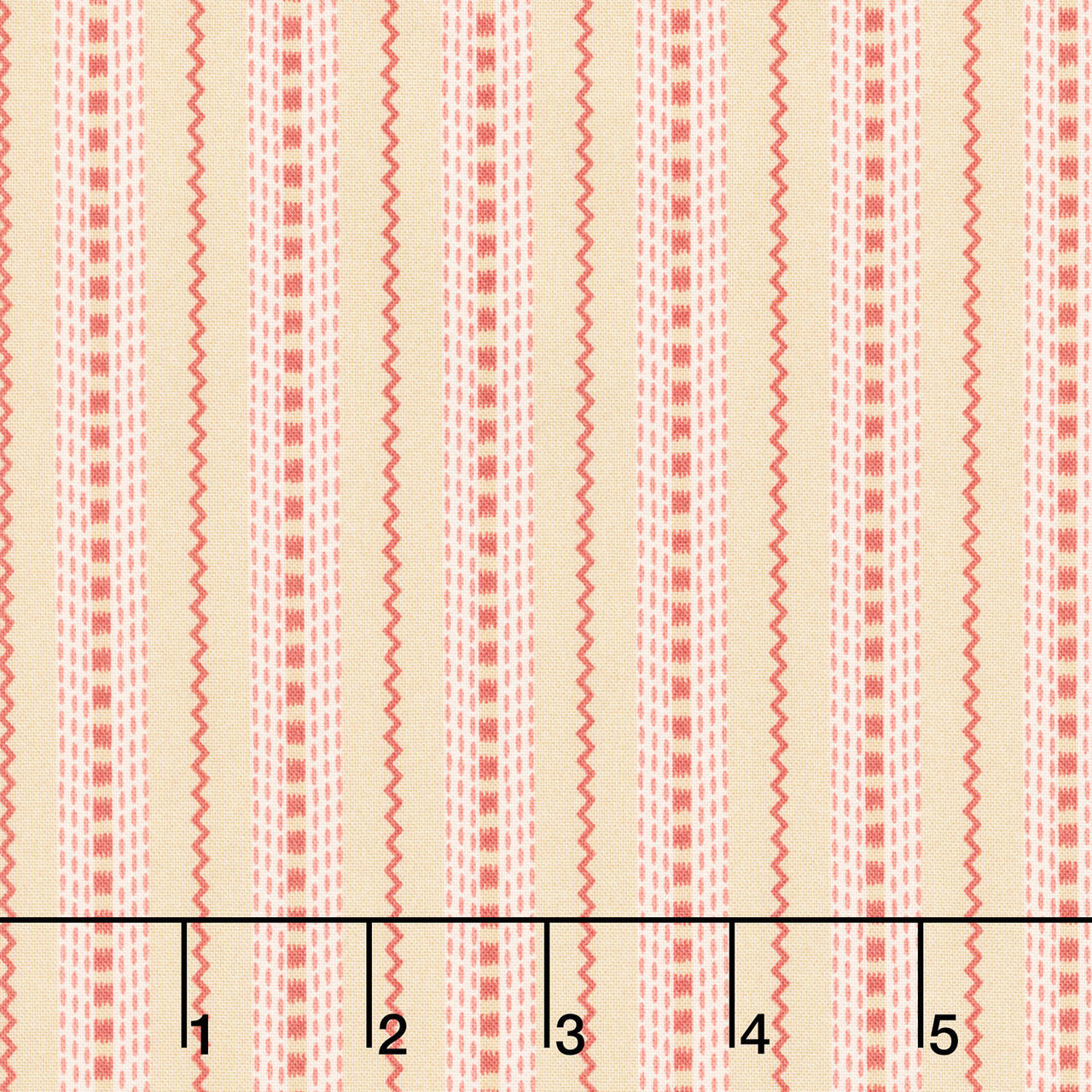 Hearth and Home - Printed Ticking Tan Yardage