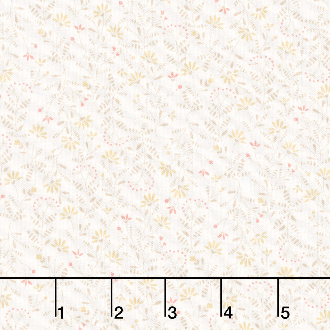 Hearth and Home - Calico Cream Pink Yardage