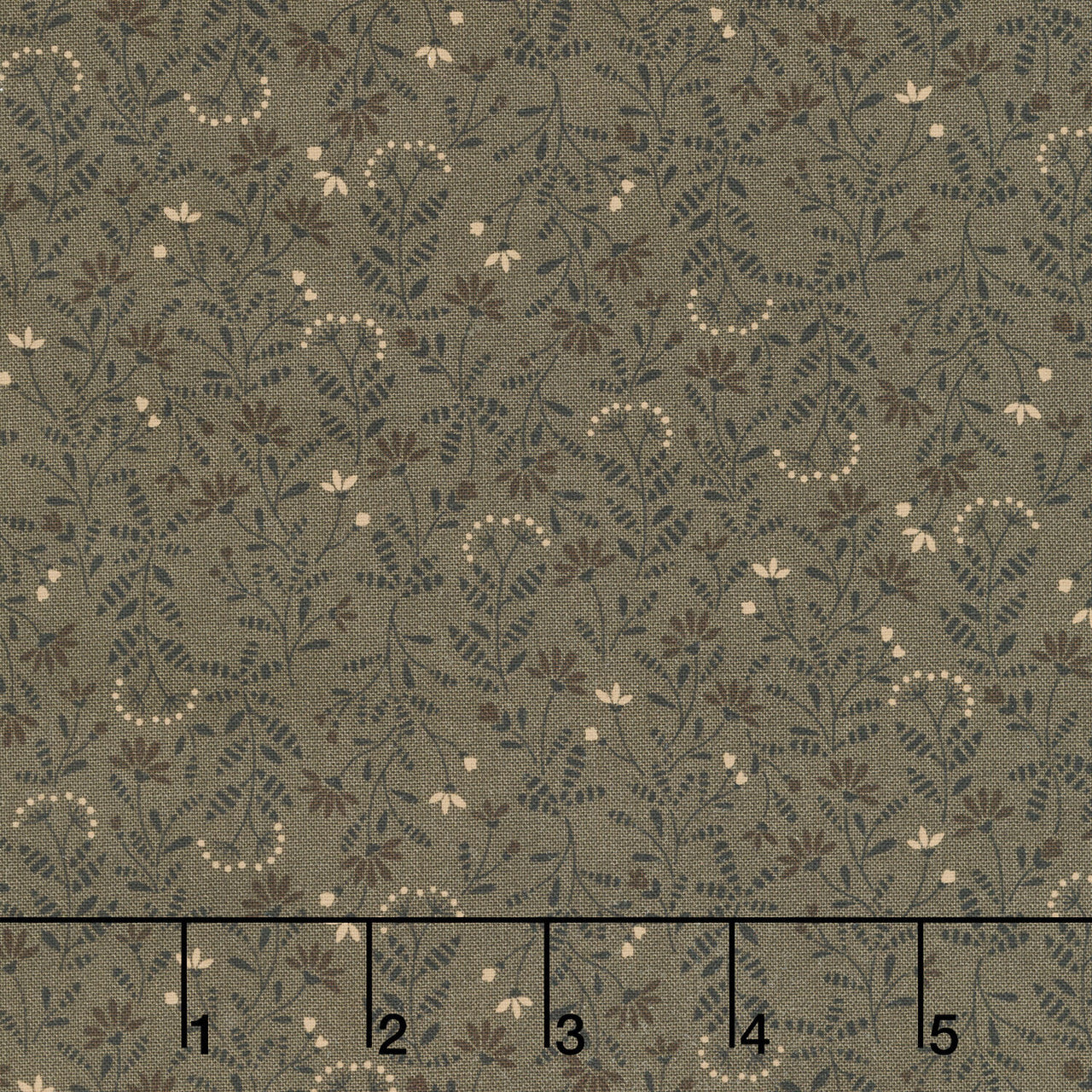 Hearth and Home - Calico Brown Yardage