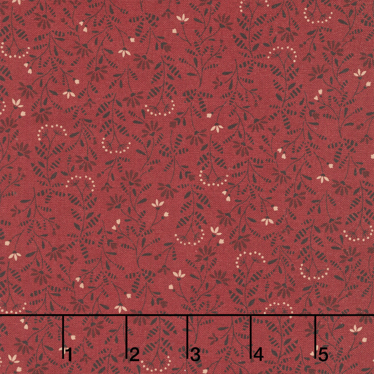 Hearth and Home - Calico Red Yardage