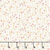 Bountiful Blessings - Stick Flowers Cream Yardage