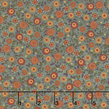Bountiful Blessings - Calico Blue Yardage