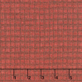 Bountiful Blessings - Plaid Dark Red Yardage