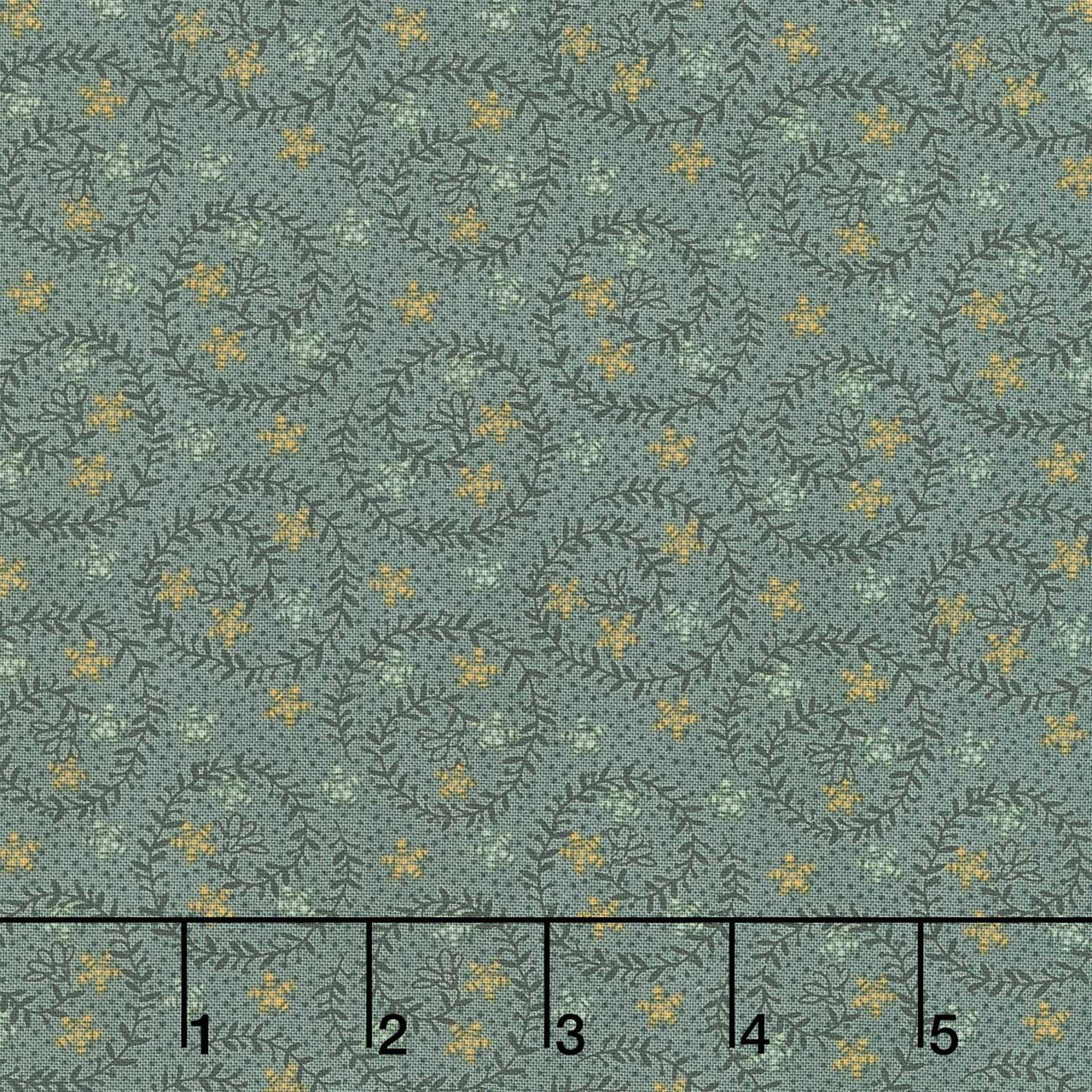 Bountiful Blessings - Sprig Blue Yardage