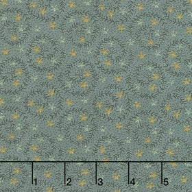 Bountiful Blessings - Sprig Blue Yardage