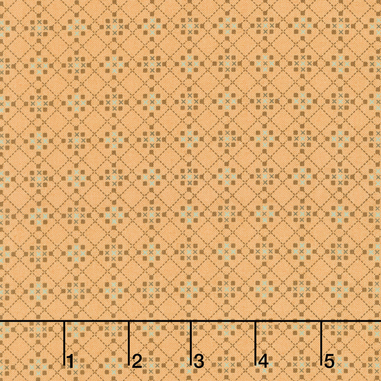 Harvest Thyme - Waffle Weave Pumpkin Yardage