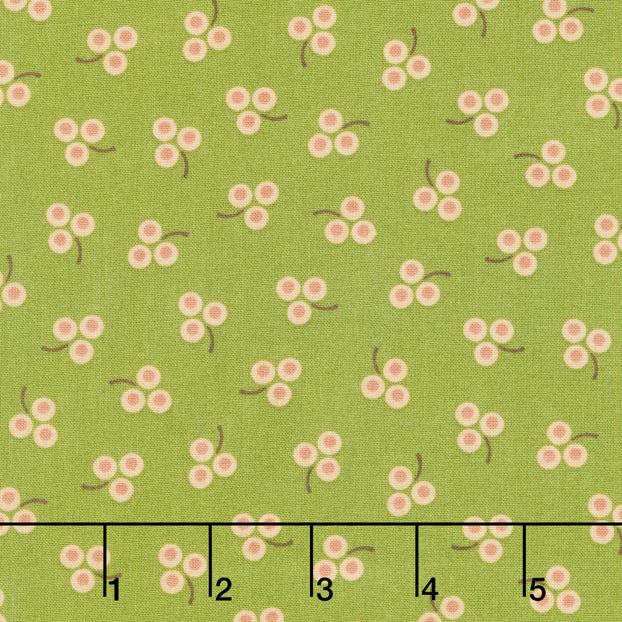 Harvest Thyme - Berry Bliss Sage Green Yardage