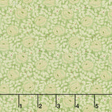 Harvest Thyme - Cabbage Rose Sage Green Yardage